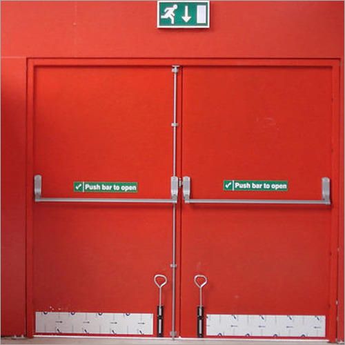 Fire resistent metal door